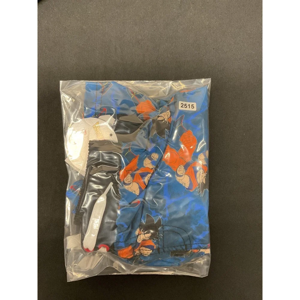 Dragon Ball Z Boys Swim Trunks Goku Graphic Blue Board Shorts Size 6/7
